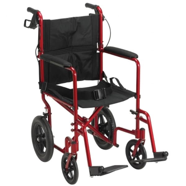 Refuah Lightweight Expedition Transport Wheelchair with Hand Brakes RE1776 - main